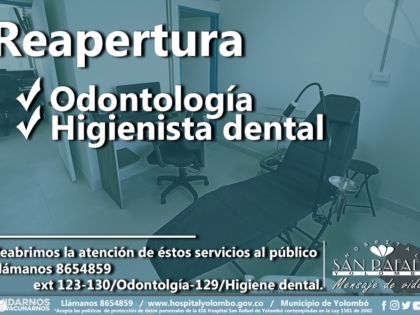 Imagen destacada reapertura higiene oral y odontologia