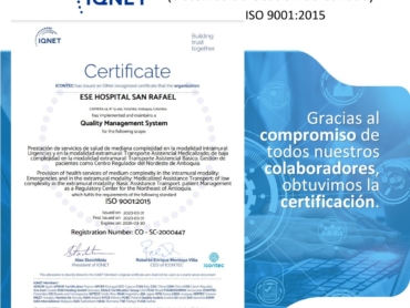 Certificacion referencia y Urgencia