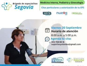 Brigada de salud en Segovia