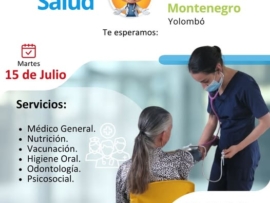 Brigada de salud Hospital San Rafael Yolombo Vereda San Luis Montenegro Yolombo
