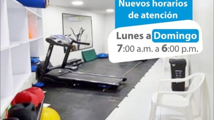 Nuevo horario de atención en fisioterapia
