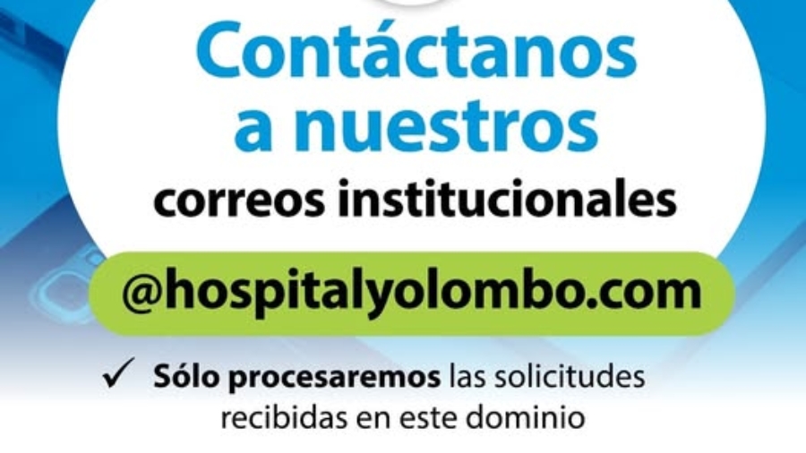 Contactanos a nuestros correos institucional 2025