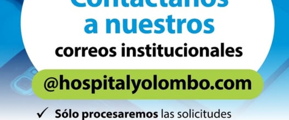 Contactanos a nuestros correos institucional 2025