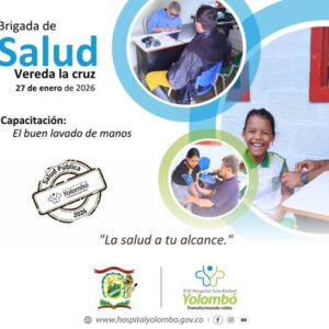 Brigada de Salud en la vereda la Cruz de Yolombó