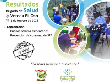 Resultados brigada de salud el OSO