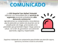 Alta demanda urgencias