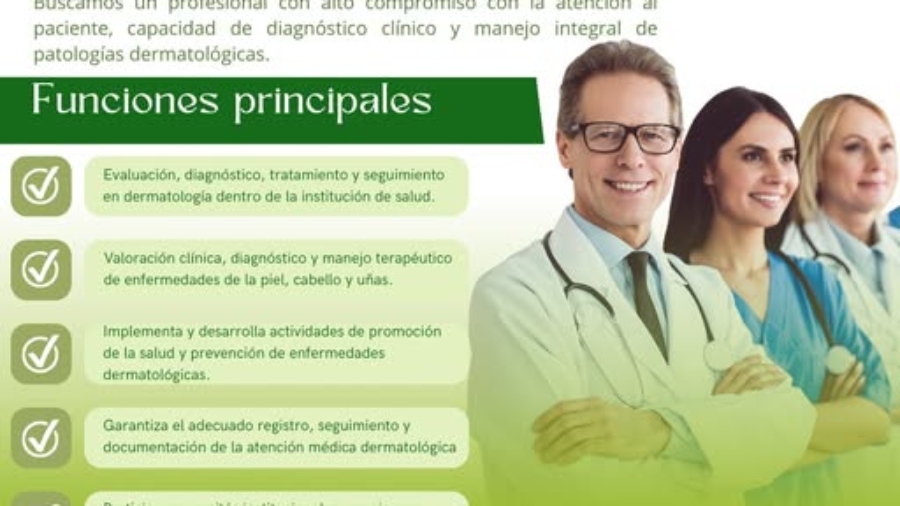 Convocatoria medico dermatolog