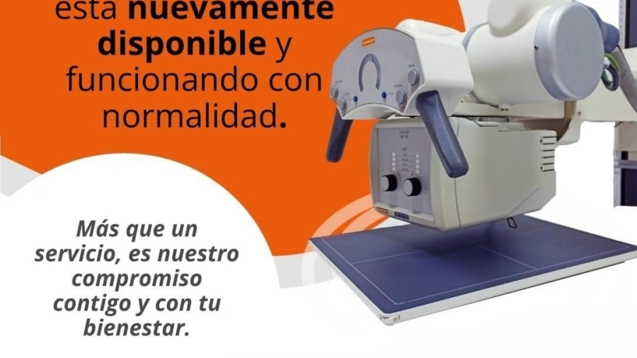 Rayos X en funcionamiento abril 2026