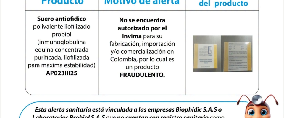 Alerta Sanitaria 2026