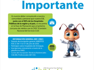 Comunicado importante